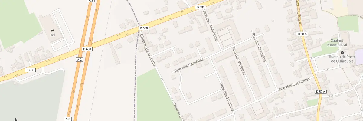 Plan du 38 Rue des Camélias à Quarouble