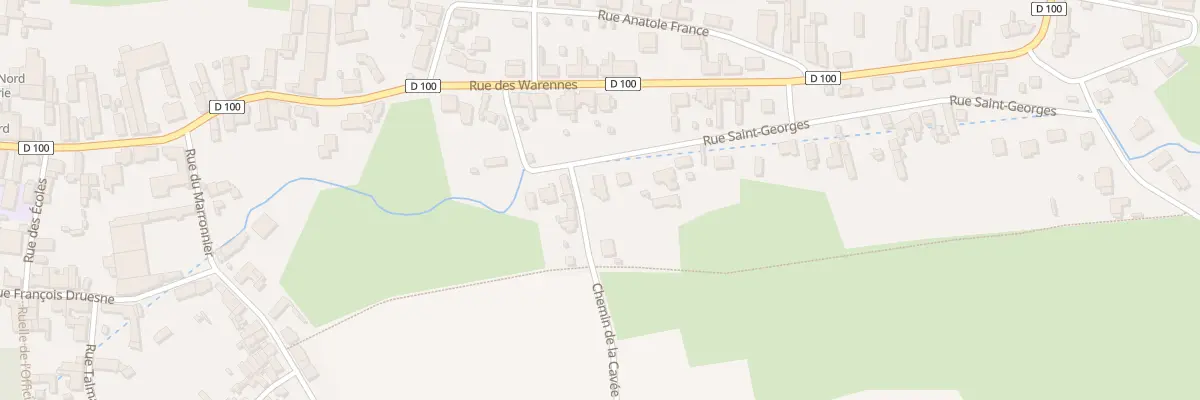 Plan du 12A Rue Saint Georges à Poix-du-Nord