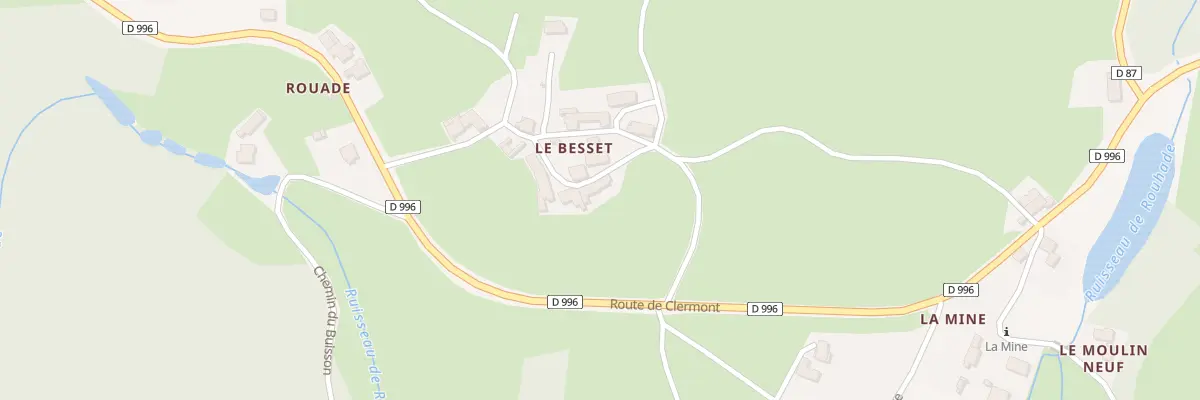 Plan du 5060 Le Besset à Saint-Amant-Roche-Savine