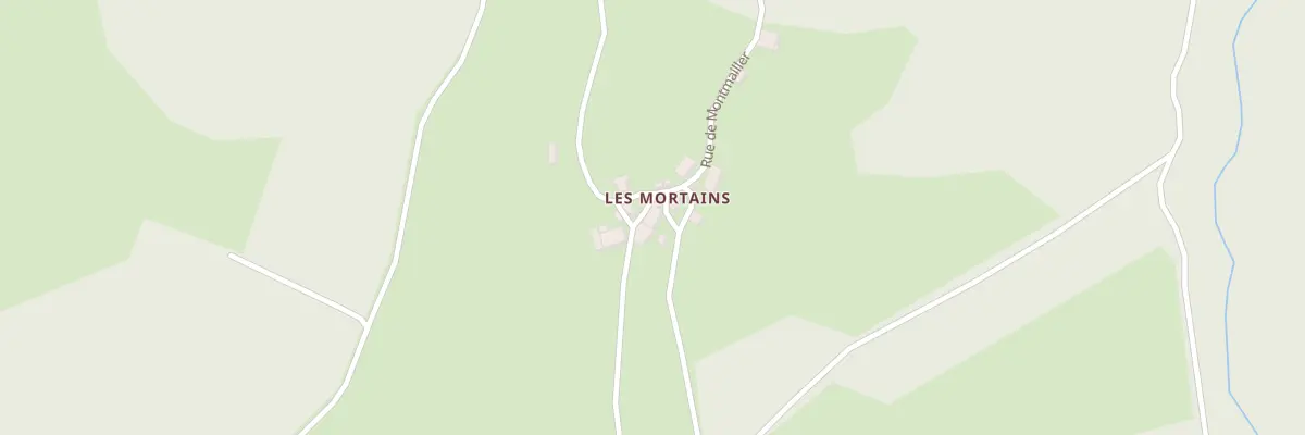 Plan du 5124 Les Mortains à Saint-Gervais-sous-Meymont