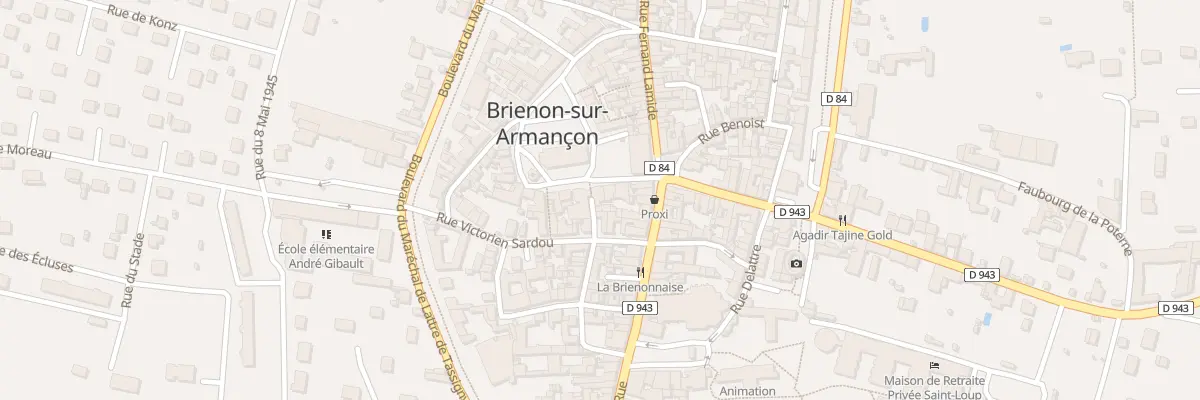 Plan du 6 Pl Emile Drominy à Brienon-sur-Armançon