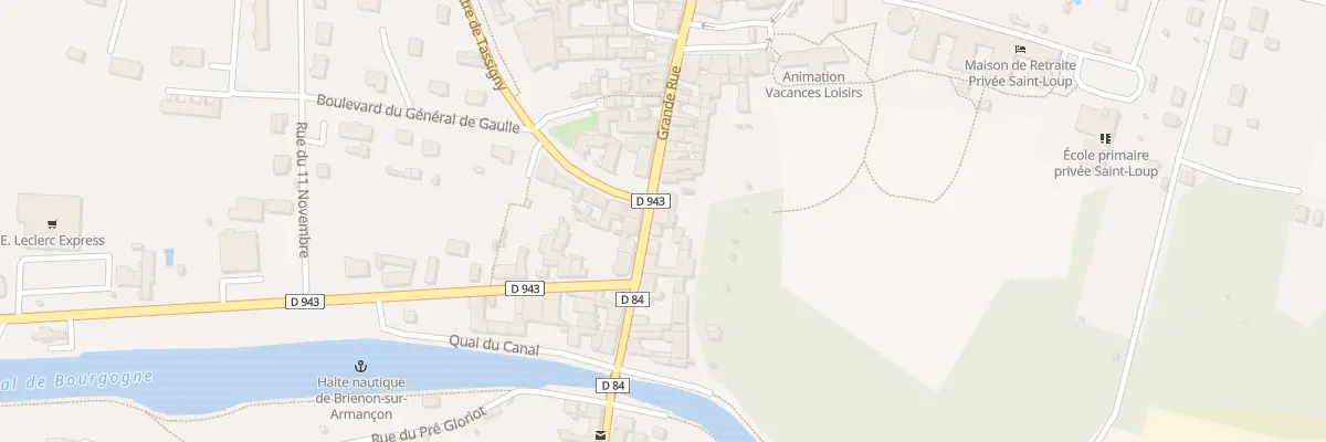 Plan du 17 Grande Rue à Brienon-sur-Armançon