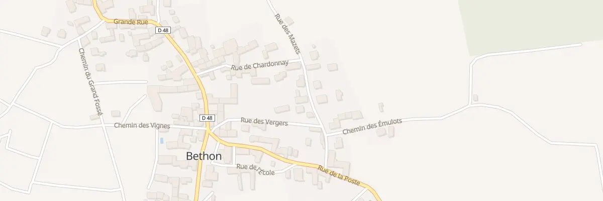 Plan du 7 Rue des Mazets à Bethon