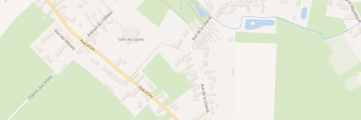Plan du 30 Rue de la Liberté à Bousies