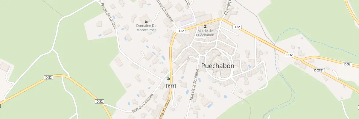 Plan du 13 Rue André Gabriel à Puéchabon