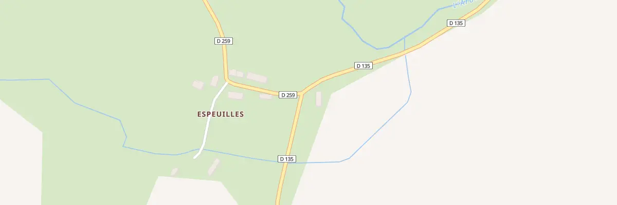 Plan du 4 Ham d’Espeuilles à Montapas