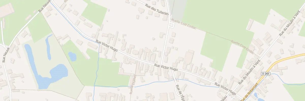 Plan du 24 Rue Victor Hugo à Bousies