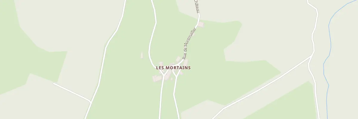 Plan du 5125 Les Mortains à Saint-Gervais-sous-Meymont