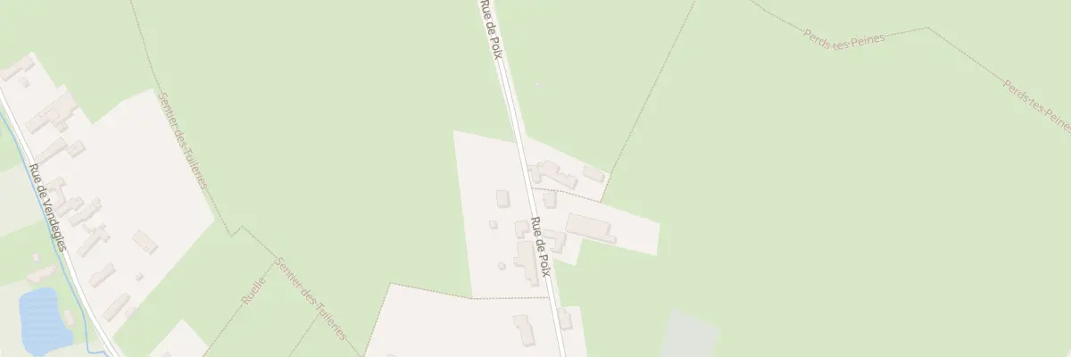 Plan du 20 Rue de Poix à Bousies