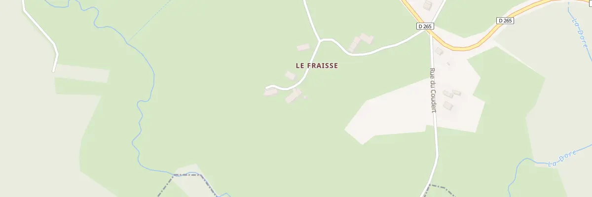 Plan du 5022 Le Fraisse à Saint-Bonnet-le-Bourg