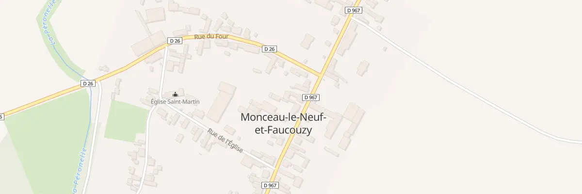 Plan du 61 Rue de Verdun à Monceau-le-Neuf-et-Faucouzy