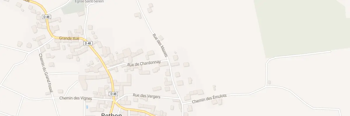 Plan du 16 Rue des Mazets à Bethon