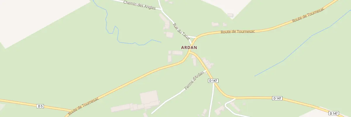 Plan du 1 Rte de Tournesac à Pazy
