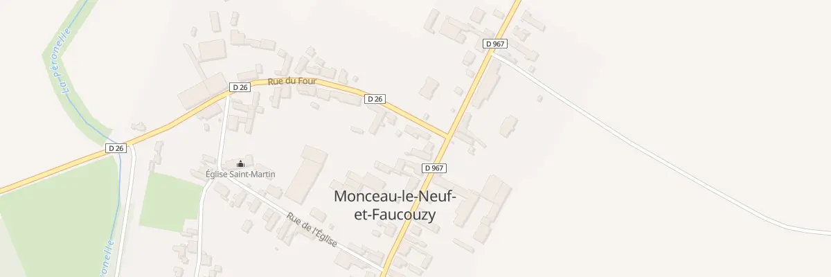 Plan du 65 Rue de Verdun à Monceau-le-Neuf-et-Faucouzy