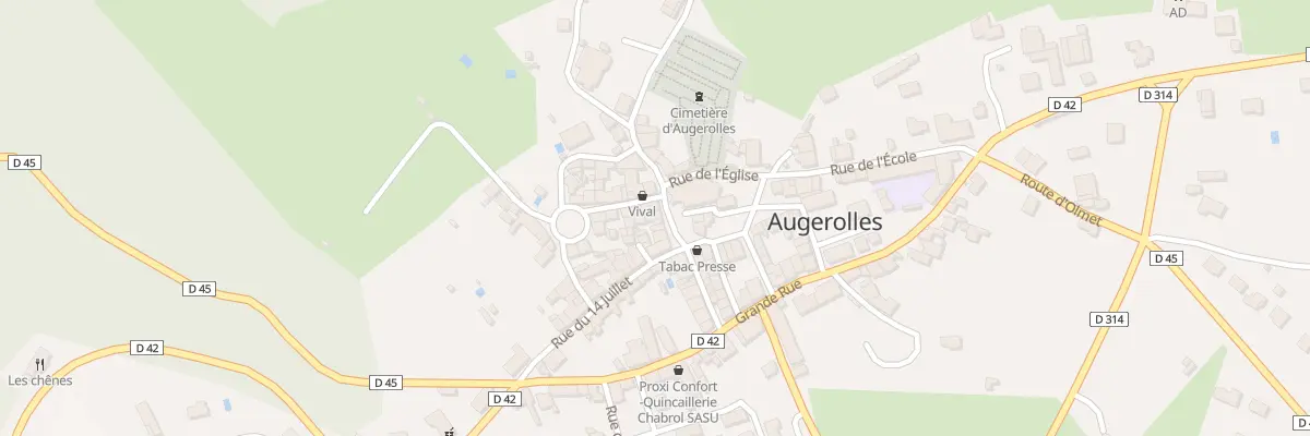 Plan du 4 Pl de la Fontaine à Augerolles
