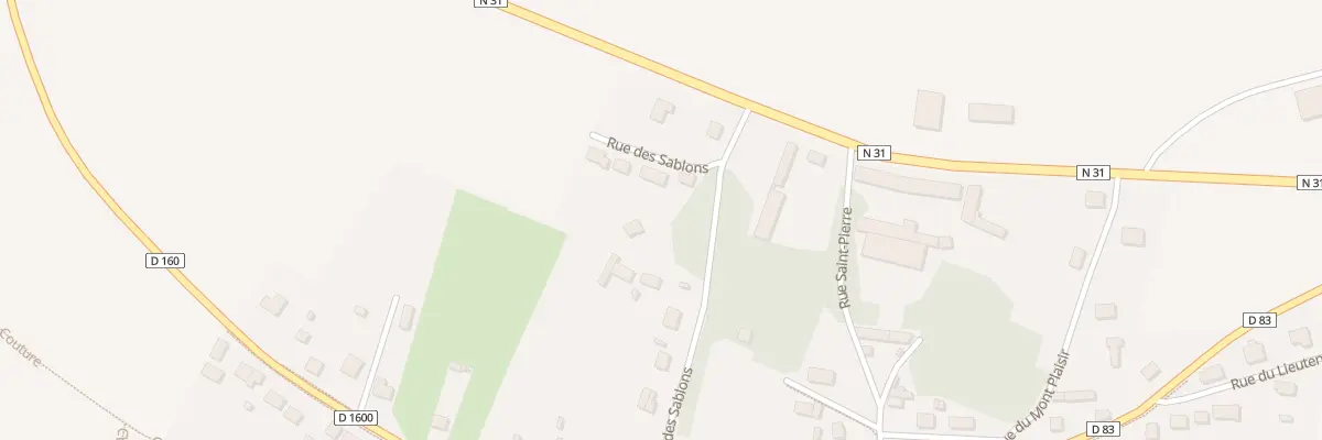 Plan du 10 Rue des Sablons à Bazoches-et-Saint-Thibaut