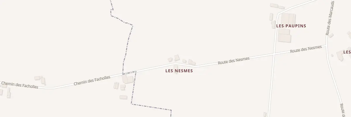 Plan du 5095 Les Nemes à Châtelperron