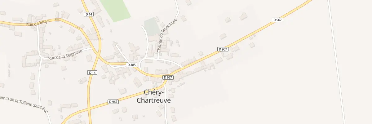 Plan du 27 Rue de Fismes à Chéry-Chartreuve