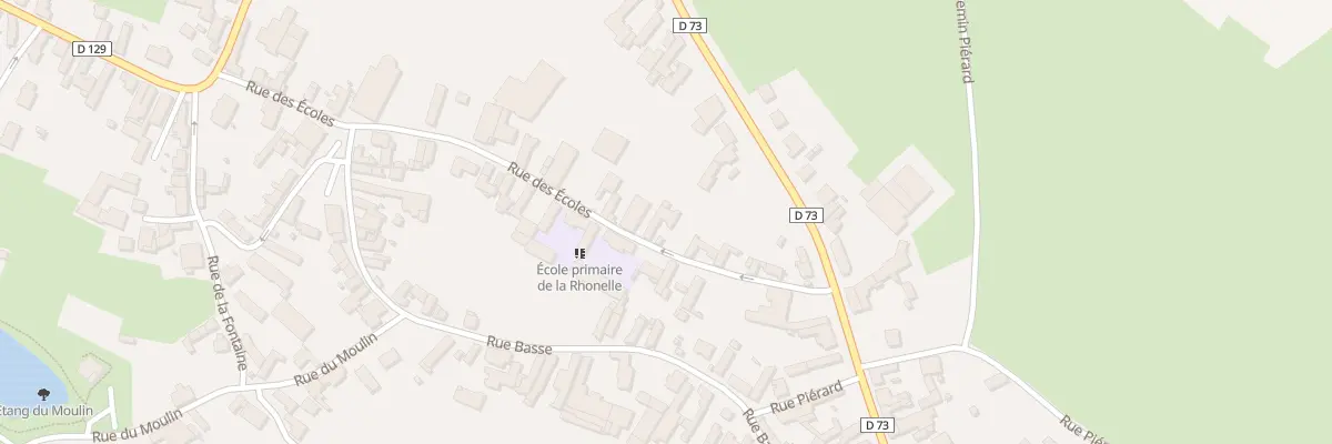 Plan du 28 Rue des Ecoles à Villers-Pol