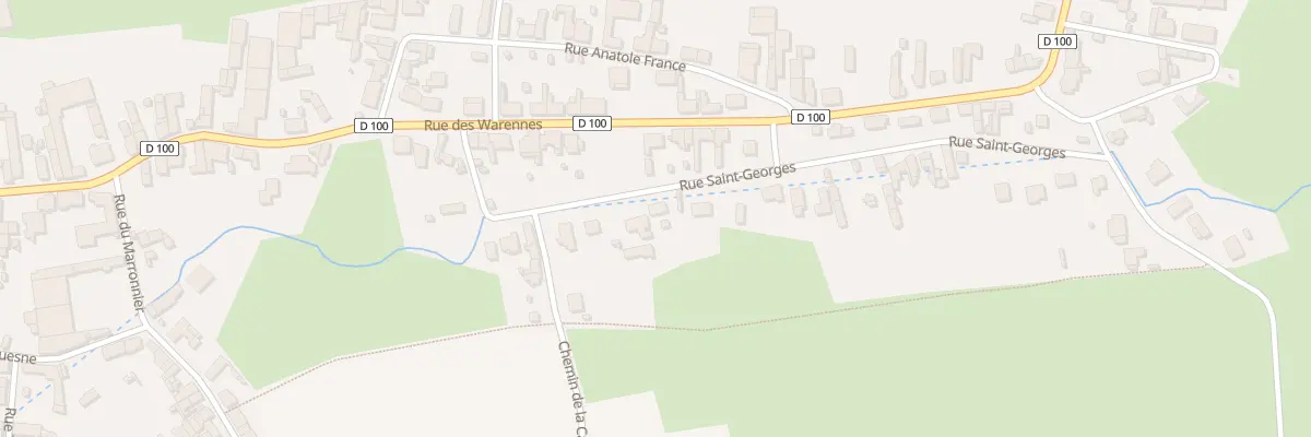 Plan du 16 Rue Saint Georges à Poix-du-Nord