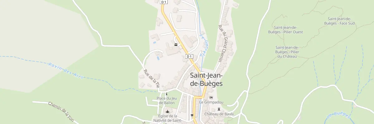 Plan du 5134F Rte des Graves à Saint-Jean-de-Buèges