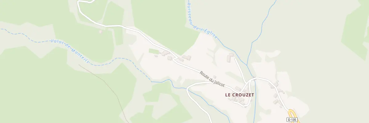 Plan du 276 Rte du Jalicot aux Bondons
