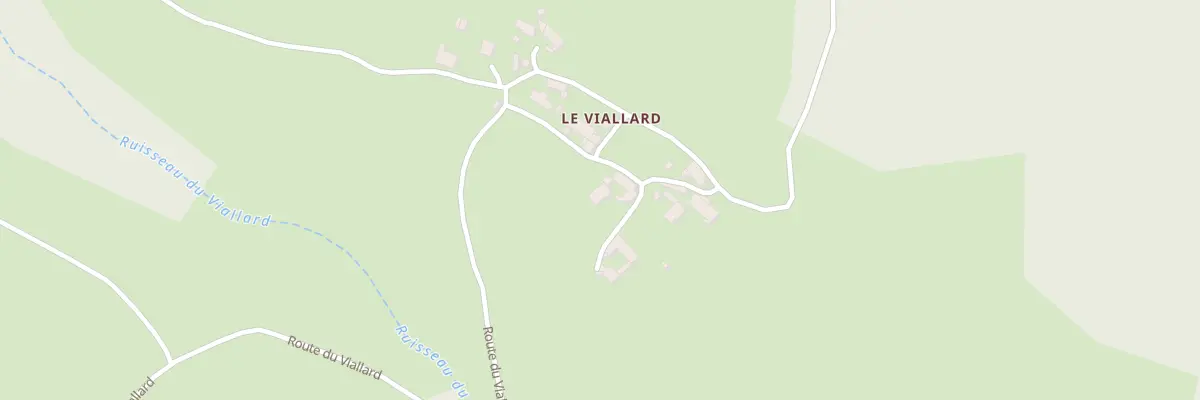 Plan du 24 Le Viallard à Josat