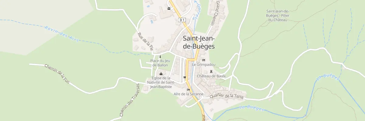 Plan du 5580 Le Village à Saint-Jean-de-Buèges