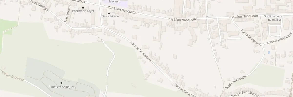 Plan du 70 Rpe Saint-Marcel à Laon