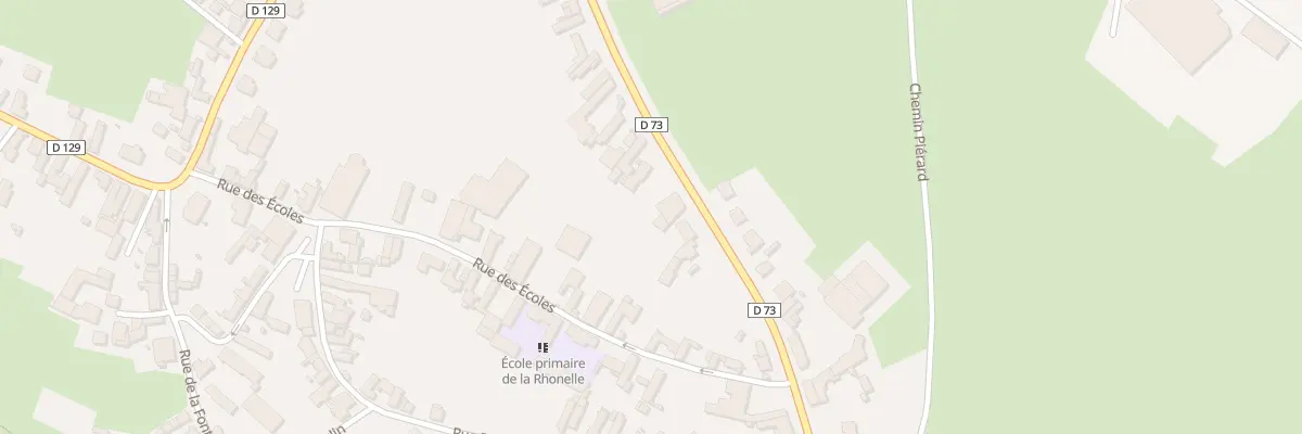 Plan du 2071 Rue Georges Ozaneaux à Villers-Pol