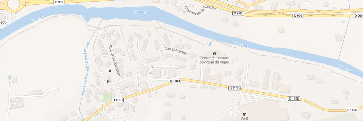 Plan du 9 Rue d’Arenes au Vigan