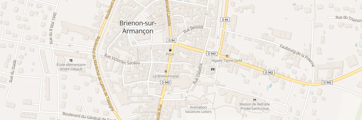 Plan du 2T Rue Charles Bazile à Brienon-sur-Armançon