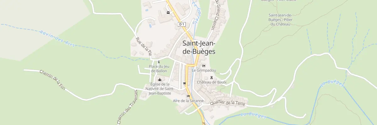 Plan du 6 Rue Plan de l’Oustalas à Saint-Jean-de-Buèges