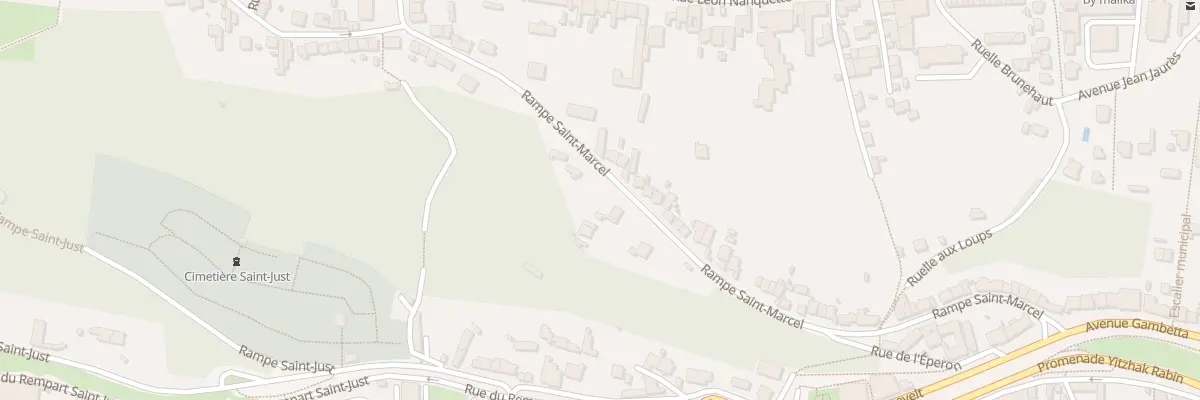 Plan du 3 Rpe Saint-Marcel à Laon