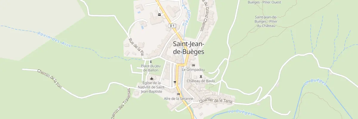 Plan du 5573 Le Village à Saint-Jean-de-Buèges