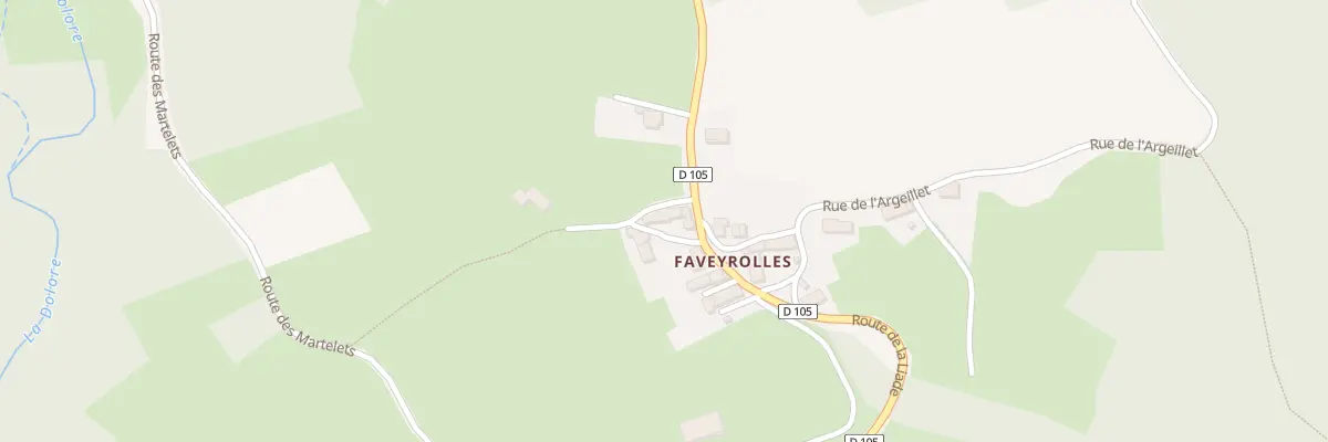 Plan du 5156 Faveyrolle à Saint-Bonnet-le-Chastel