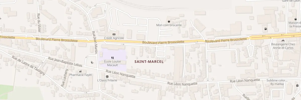 Plan du 125B Bd Pierre Brossolette à Laon