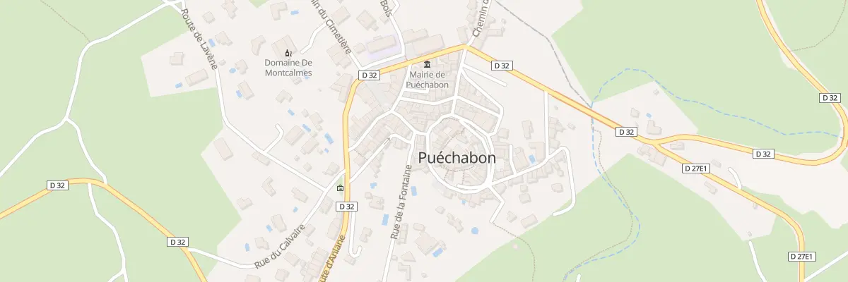 Plan du 1 Rue des Remparts à Puéchabon