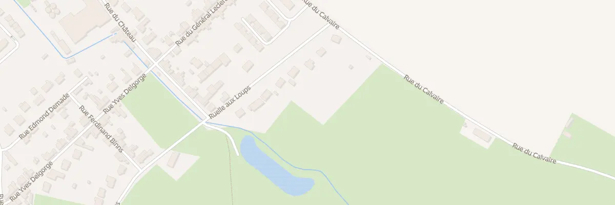 Plan du 10 Rle aux Loups à Poix-du-Nord