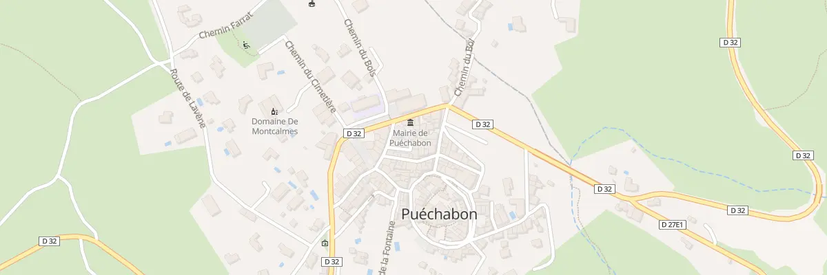 Plan du 5078F Imp de la Mairie à Puéchabon