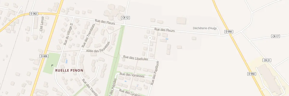 Plan du 3 Rue des Grillons à Augy