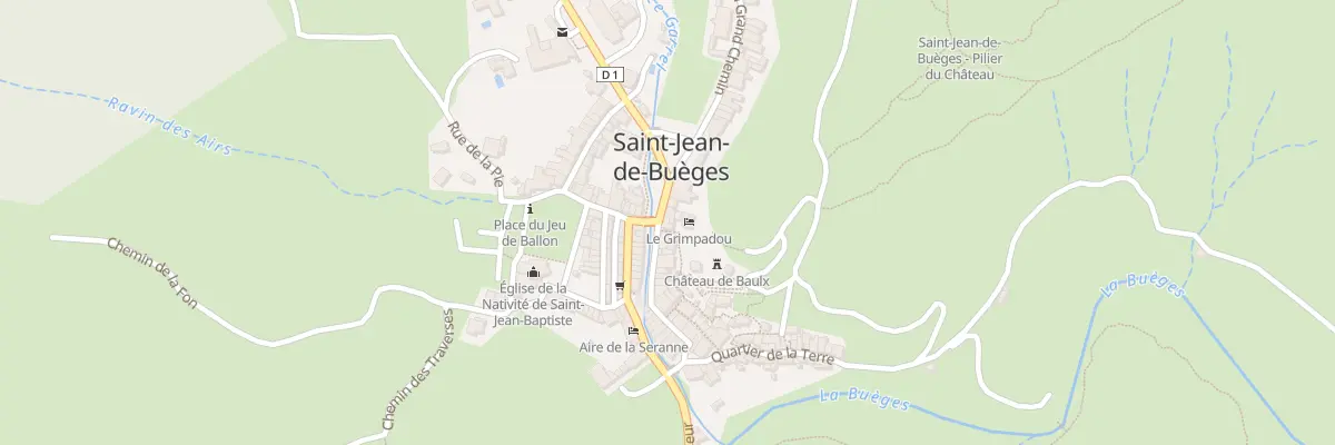 Plan du 5208F Rue du Chateau à Saint-Jean-de-Buèges