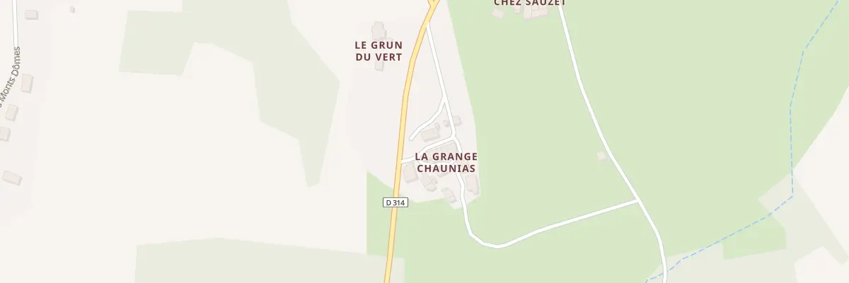 Plan du 5125 La GRANGE CHAUNIAS à Augerolles
