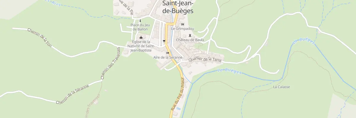 Plan du 5234F Pl de la Condamine à Saint-Jean-de-Buèges