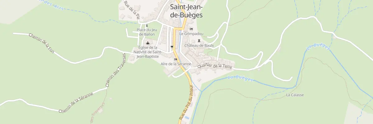Plan du 5230 Le Village à Saint-Jean-de-Buèges