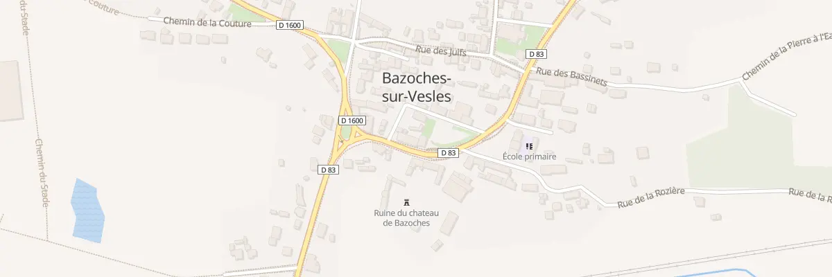 Plan du 1 Rue Marie Curie à Bazoches-et-Saint-Thibaut