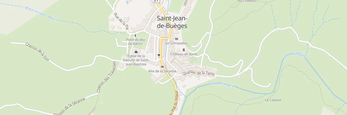 Plan du 5219F Rue de la Bergerie à Saint-Jean-de-Buèges