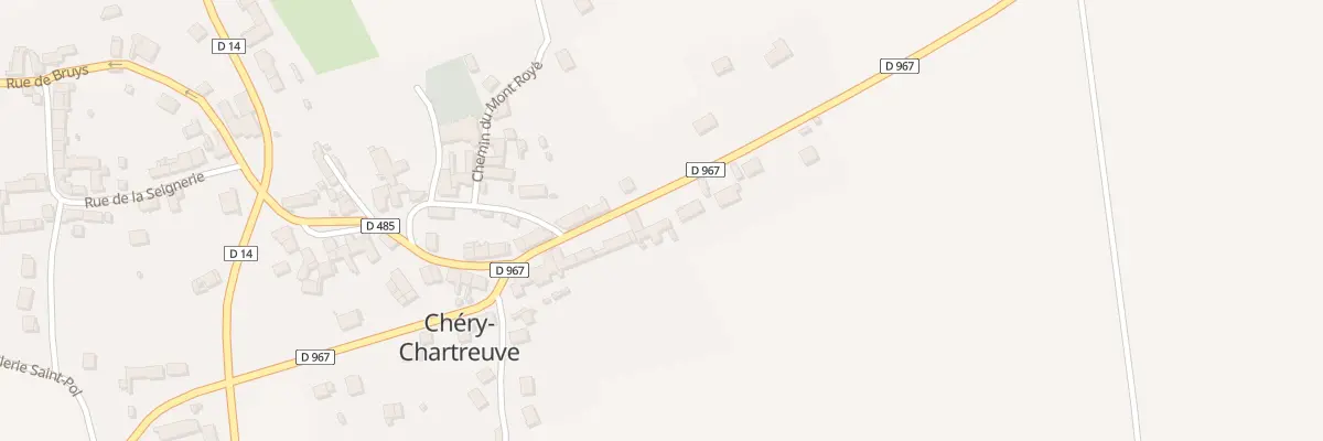 Plan du 36 Rue de Fismes à Chéry-Chartreuve