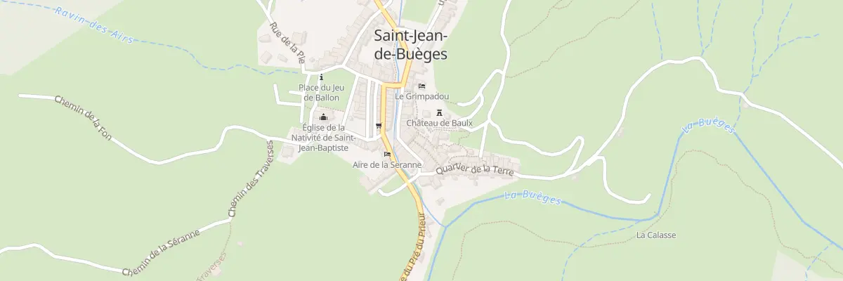 Plan du 5610 Le Village à Saint-Jean-de-Buèges