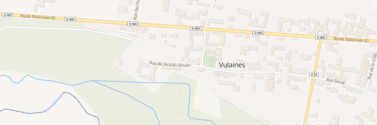 Plan du 3 Rue de l’Ancien Moulin à Vulaines